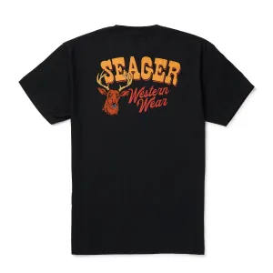 SEAGER Point Tee - BLACK