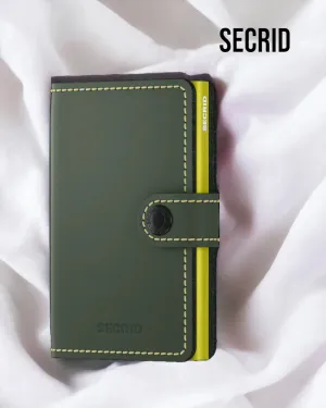 Secrid Mini Wallet MM-Green & Lime