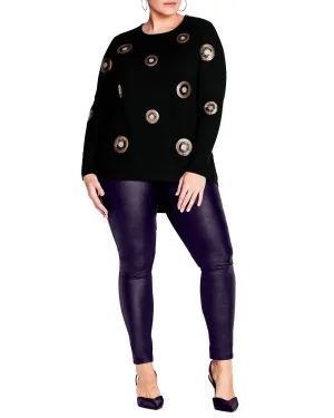 Sequinela Jumper | Black