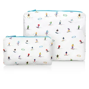 Set of Two - Organizational Packs - Dancing Skiers with Goggles