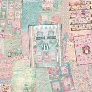 Shabby Vintage Cupcake Shop Paper Pack - 7661