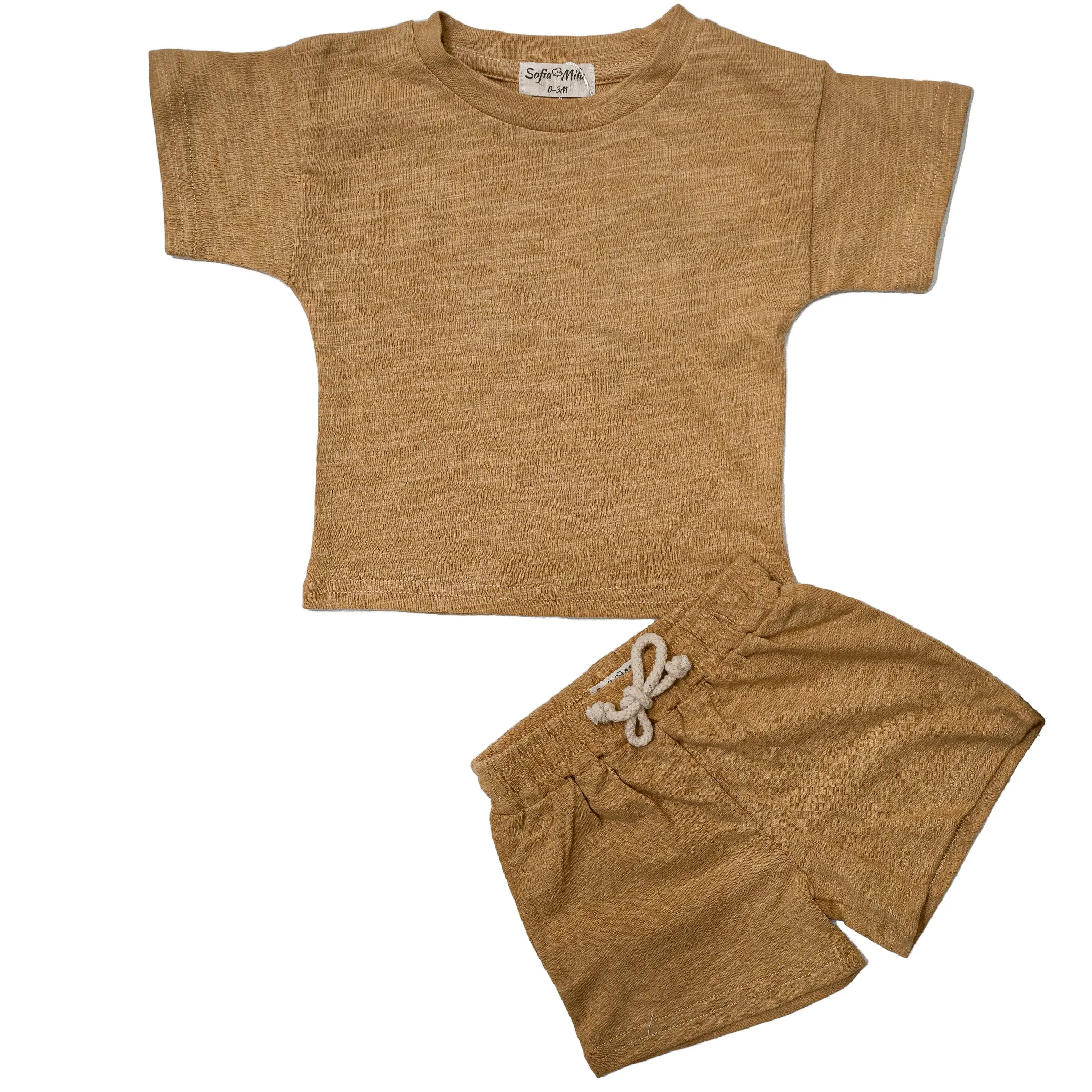 Shirts & Shorts Set with Stripes for Kids