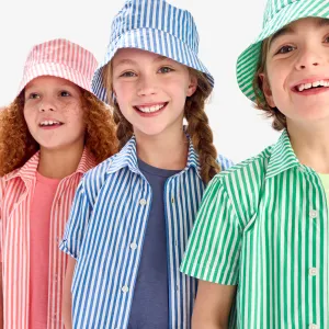 Short sleeve button down in stripe