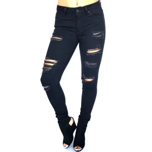 Shred Skinny Pants In Black