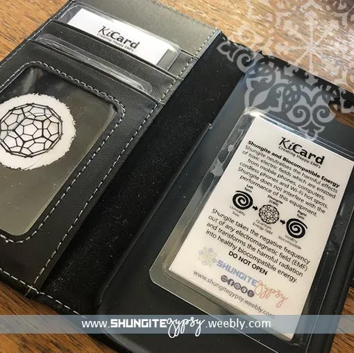 Shungite   CSilver Mobile Phone KiCard ~ EMF Protection ~ STARSIGN ~ 05 TAURUS
