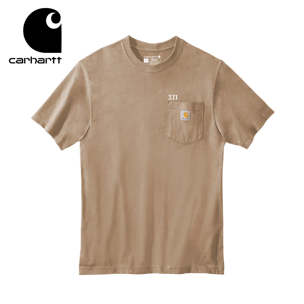 Sigma Pi Carhartt Relaxed Fit Short Sleeve Pocket Tee