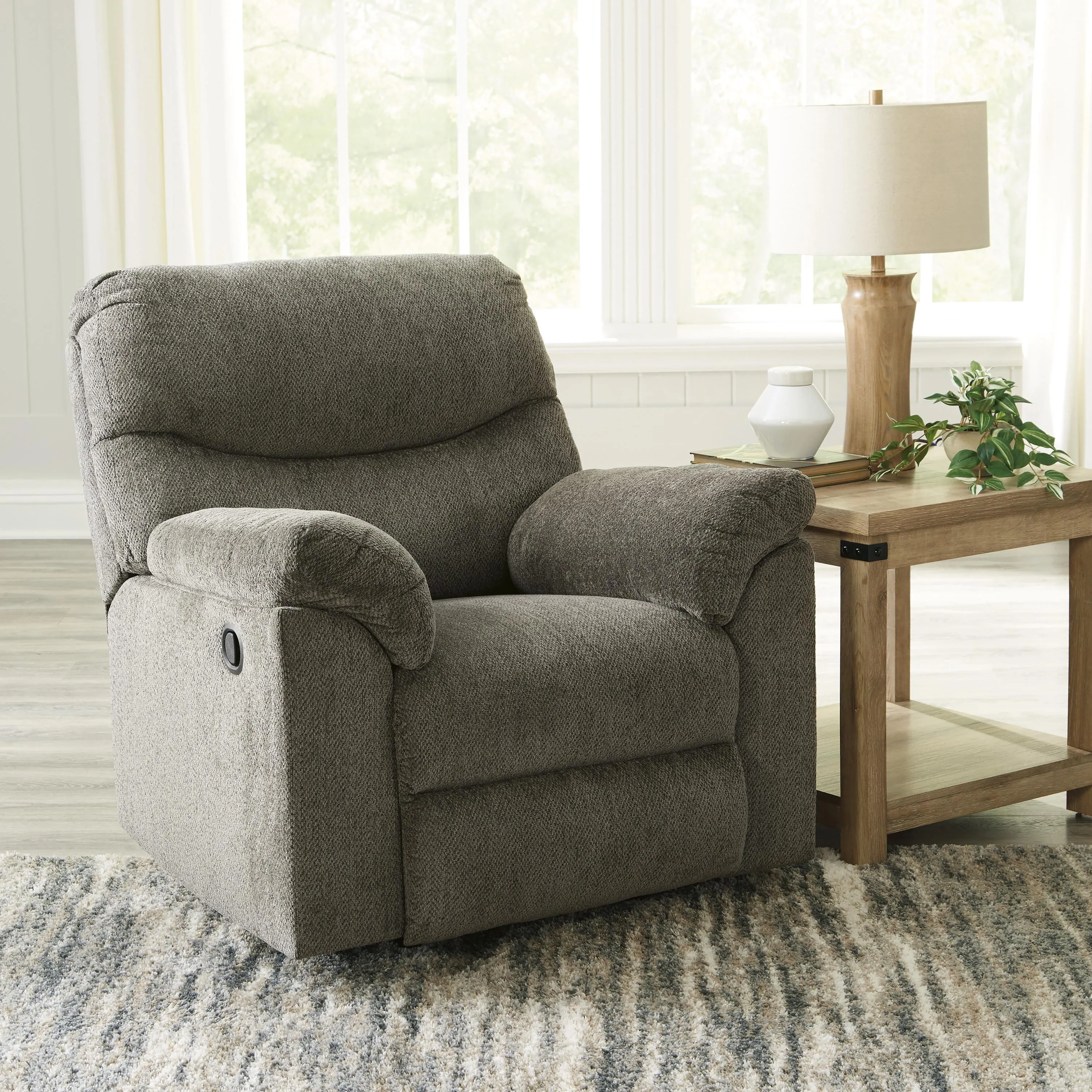 Signature Design by Ashley Alphons Rocker Fabric Recliner 2820125C
