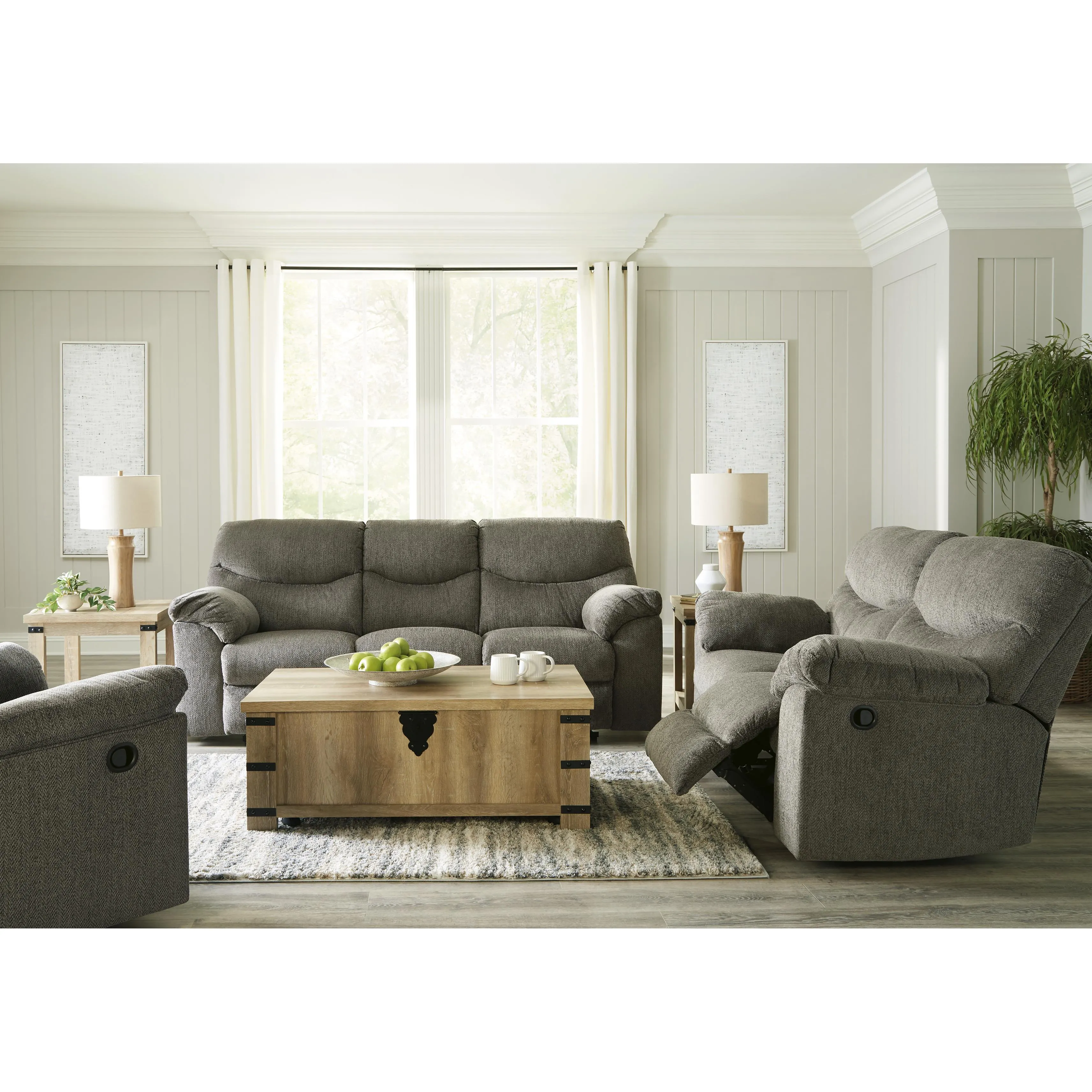 Signature Design by Ashley Alphons Rocker Fabric Recliner 2820125C