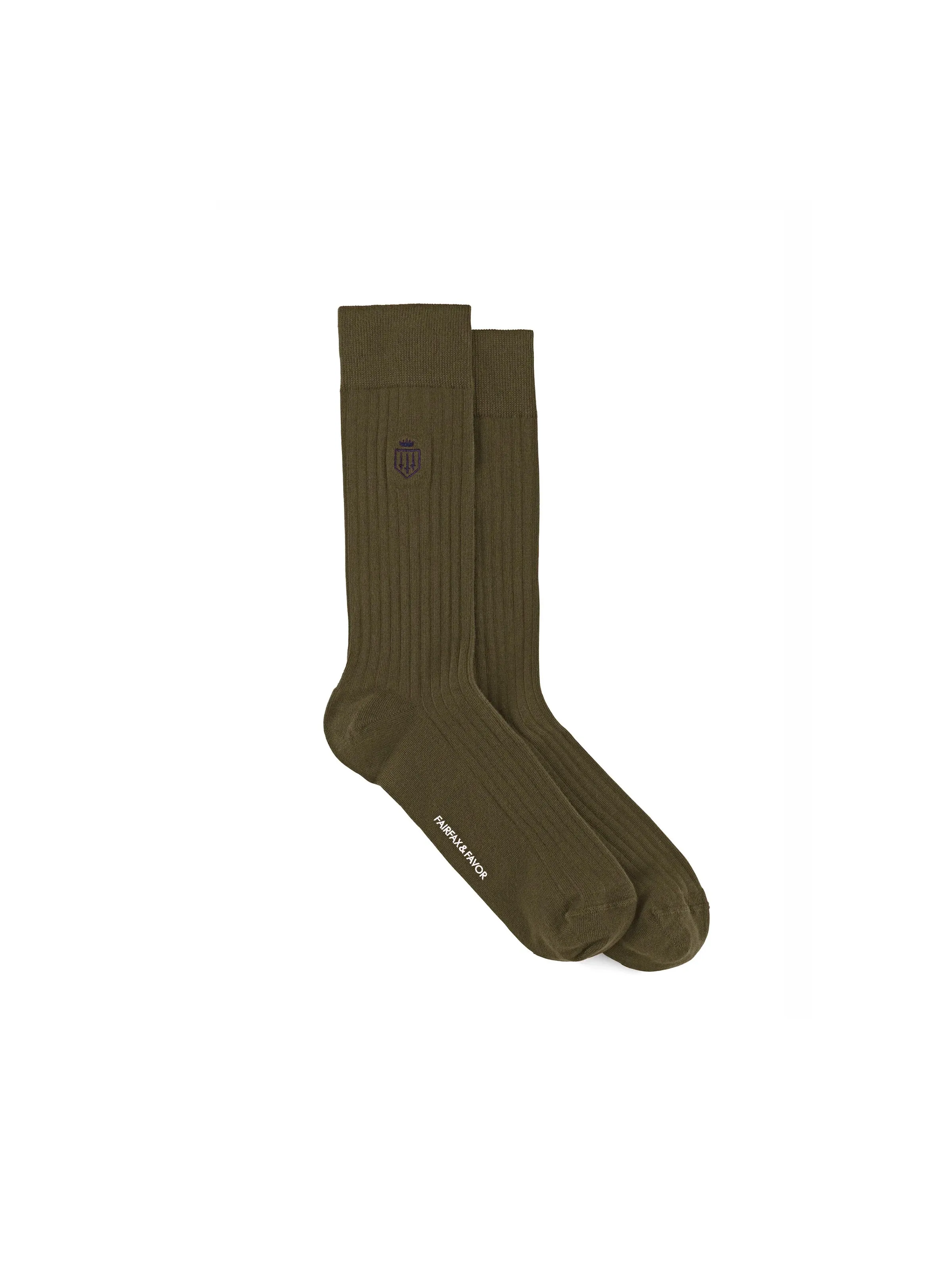 Signature Men's Sock - Olive