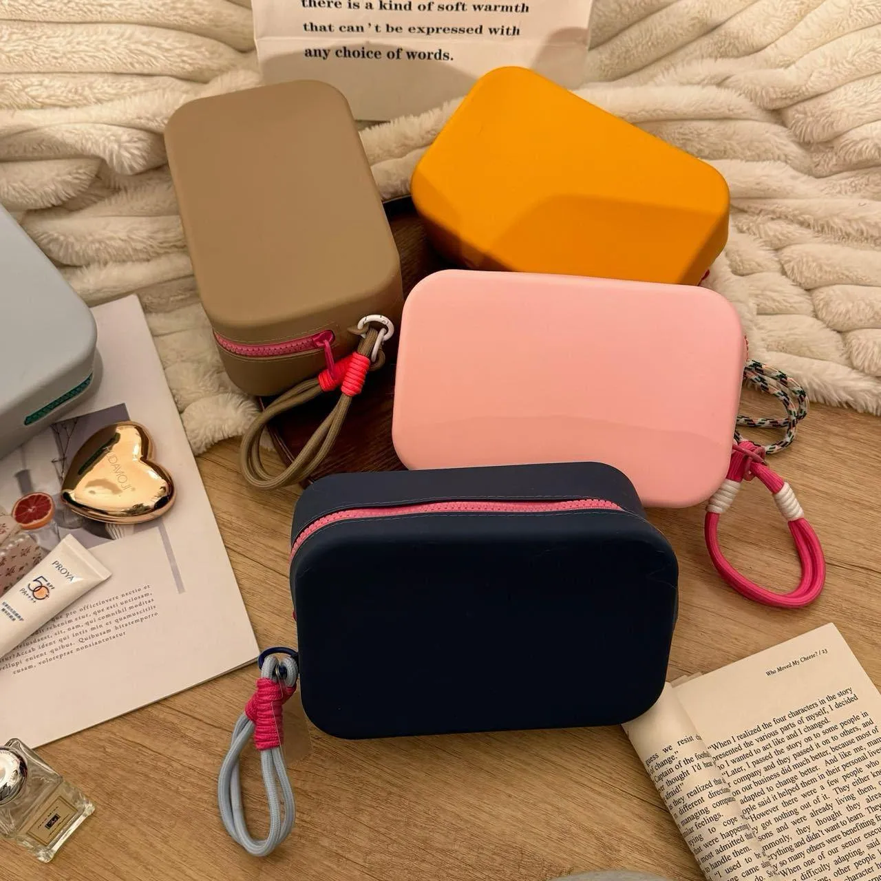 Silicone Cosmetic Bag Large Capacity Waterproof