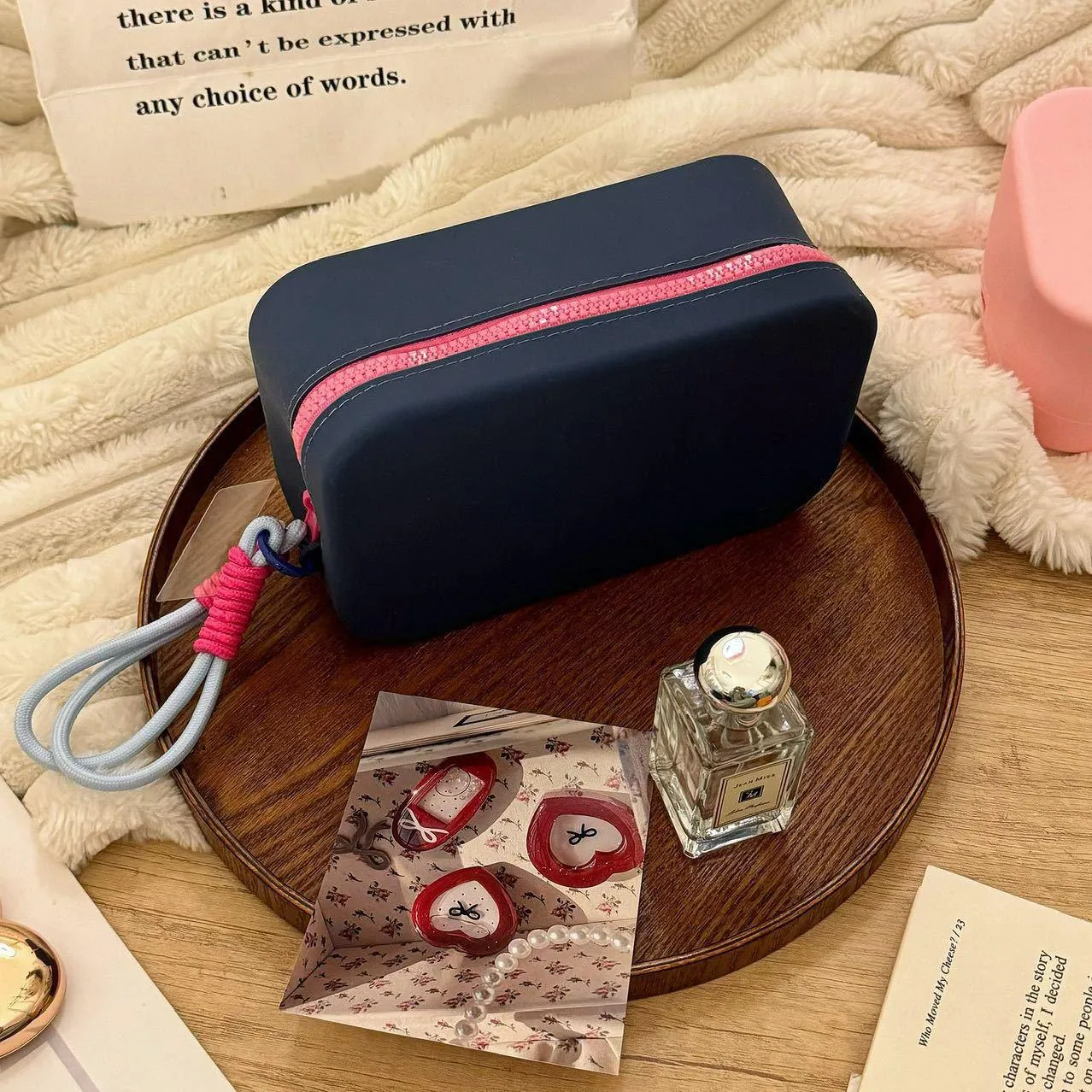 Silicone Cosmetic Bag Large Capacity Waterproof