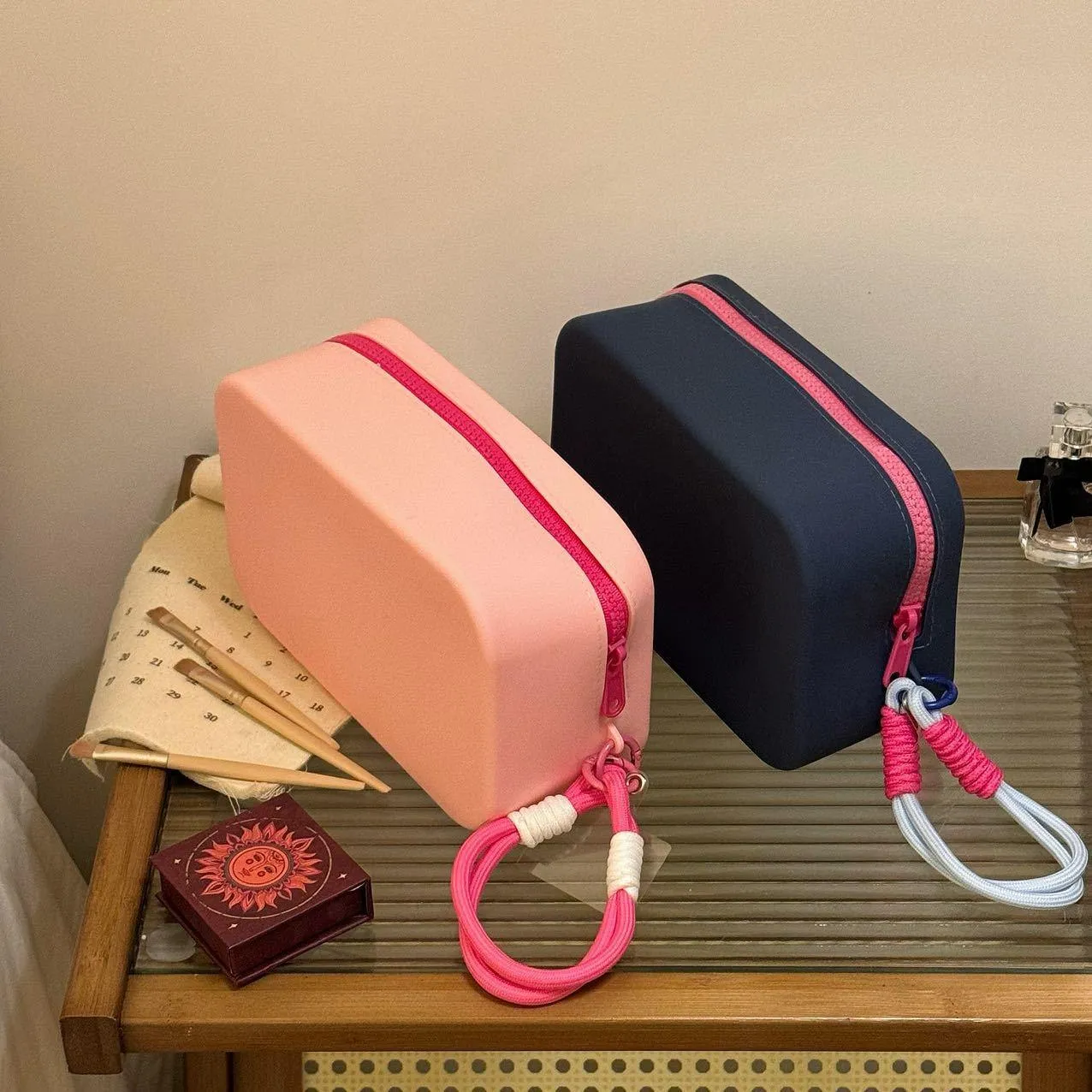 Silicone Cosmetic Bag Large Capacity Waterproof
