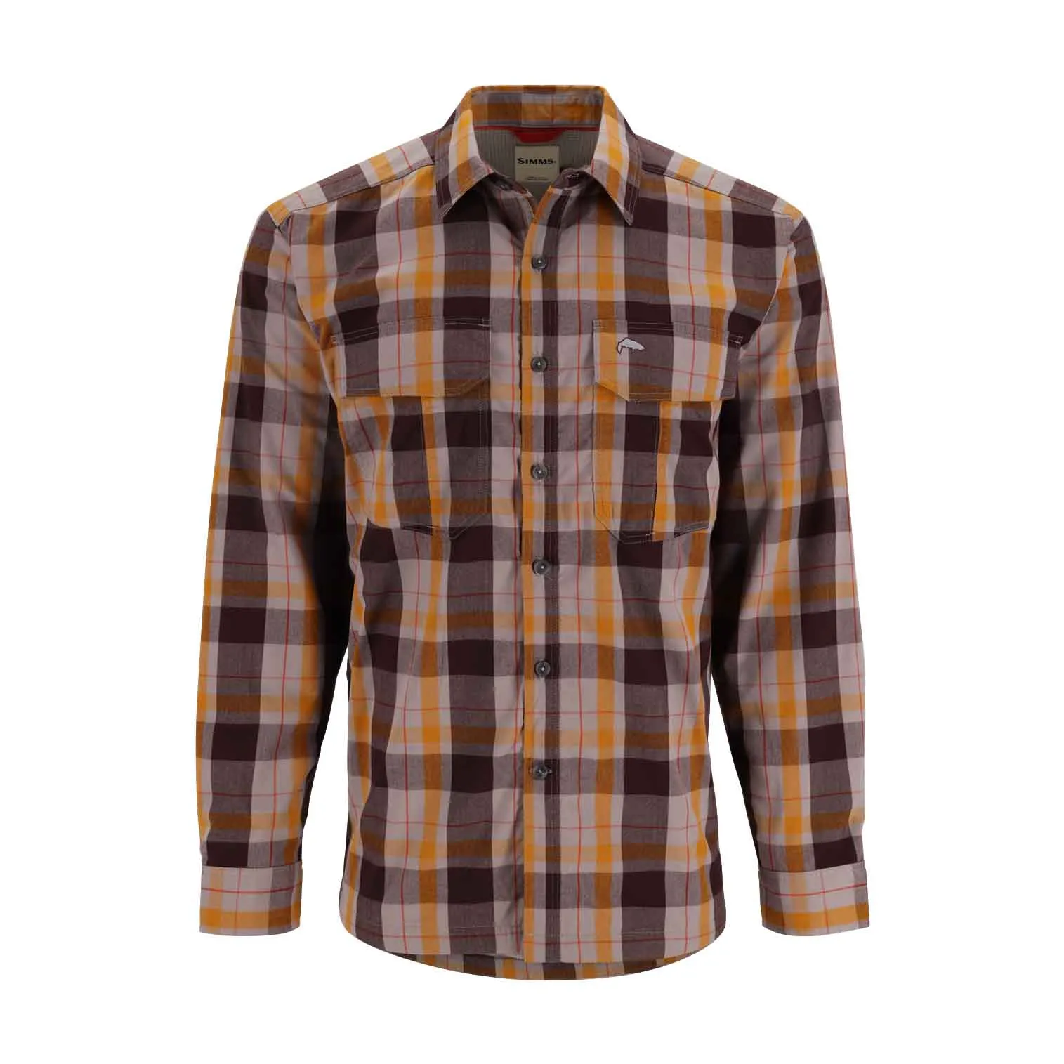 Simms Coldweather Shirt | Logan Dolomite Plaid