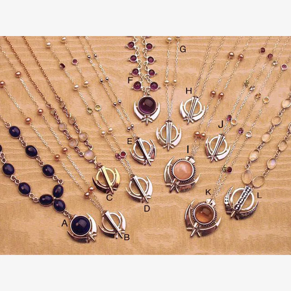 Simple, elegant, affordable adi shakti necklaces