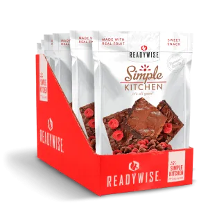 Simple Kitchen Raspberries & Brownie Bites - 6 Pack