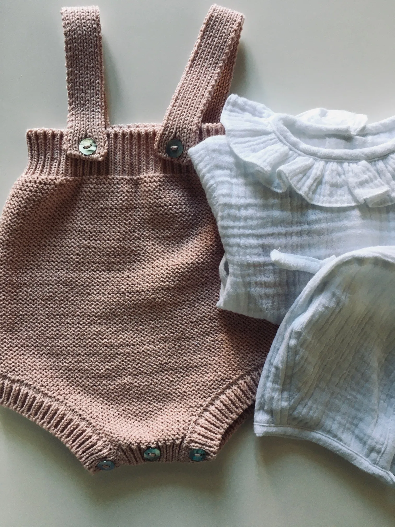 Simple knitted overalls - made by order