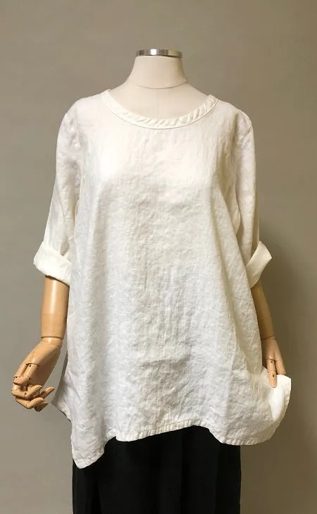 Simple Top, Linen