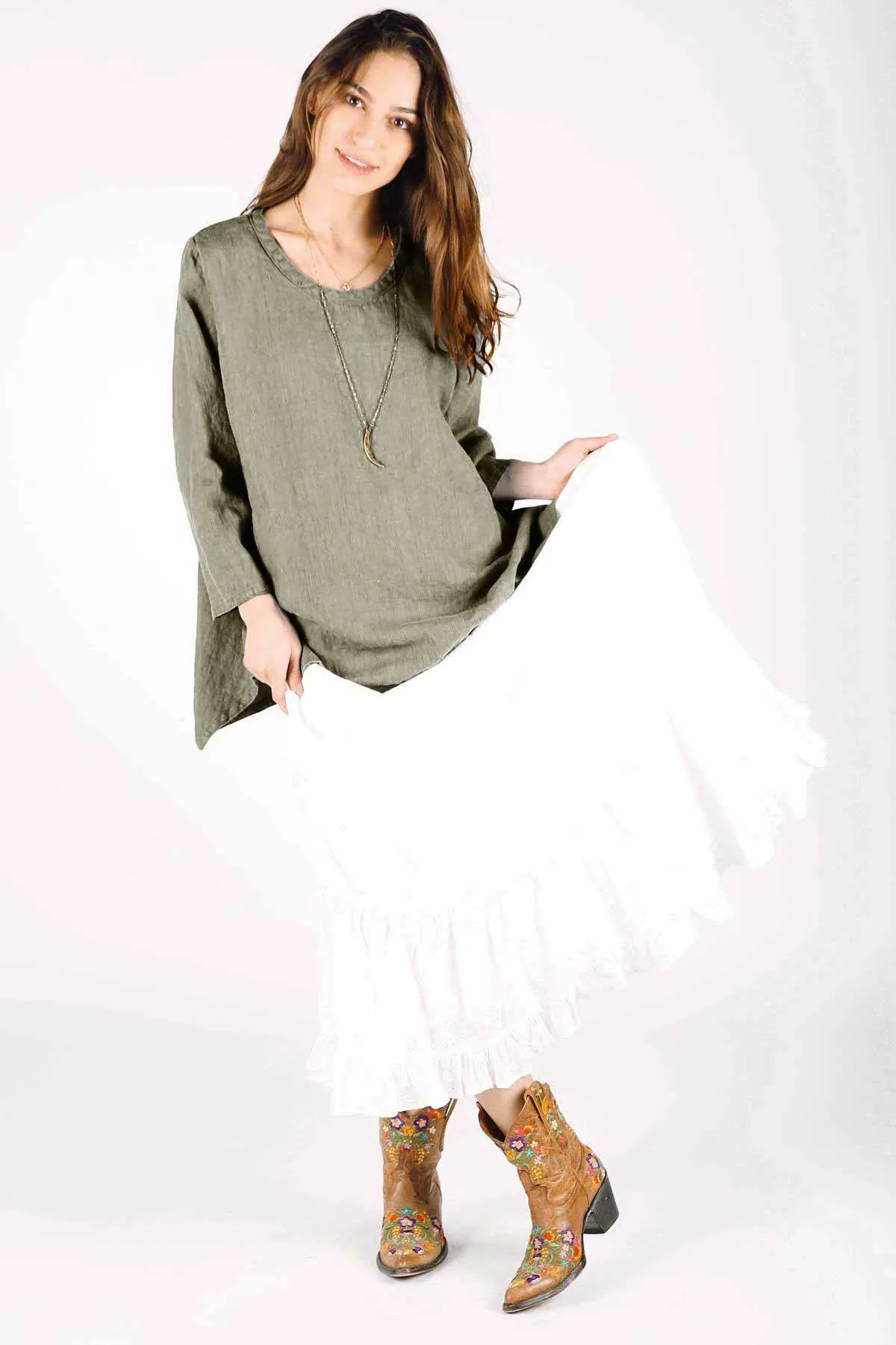 Simple Top, Linen