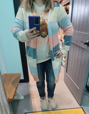 Simply southern striped cardigan