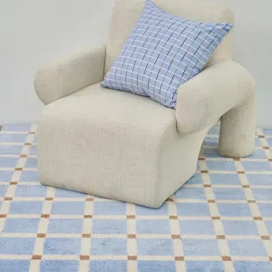 SINOTAO  -  Cream Style Living Room Decoration Plaid Rug Fluffy Soft Rugs for Bedroom Thickened Lounge Plush Carpet Home Anti-slip Floor Mat