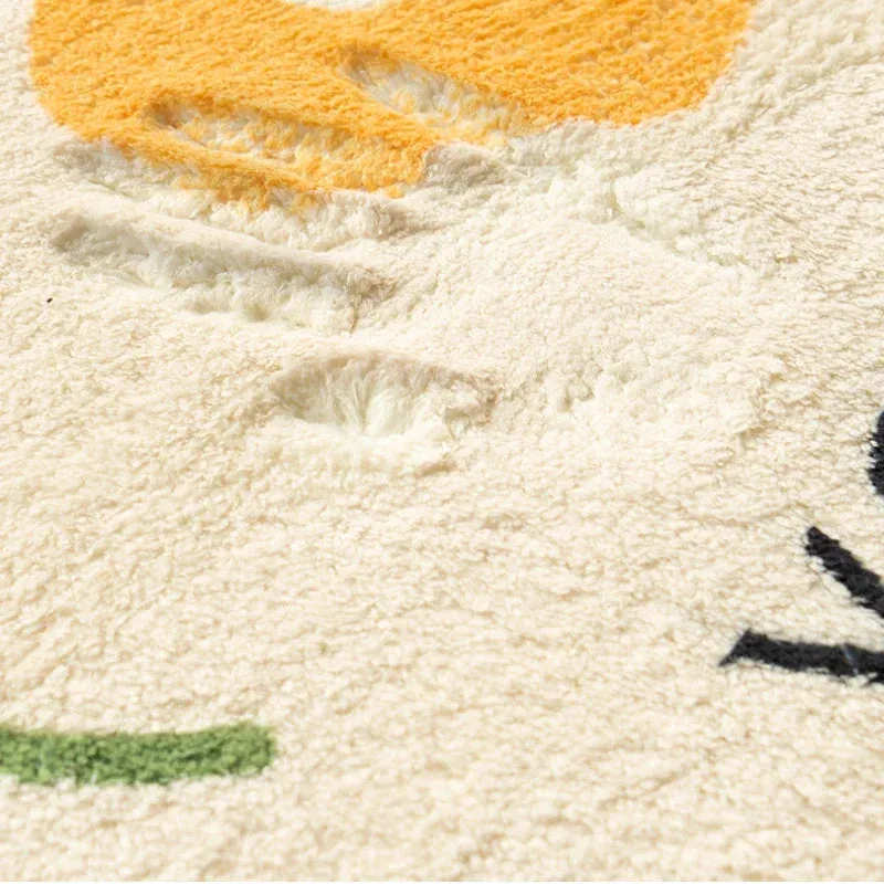 SINOTAO  -  Fluffy Soft Luxurious Carpet Girl Bedside Thickened Bedroom Nonslip Carpets Bedside Sofa Coffee Table Waterproof Antifouling Rug