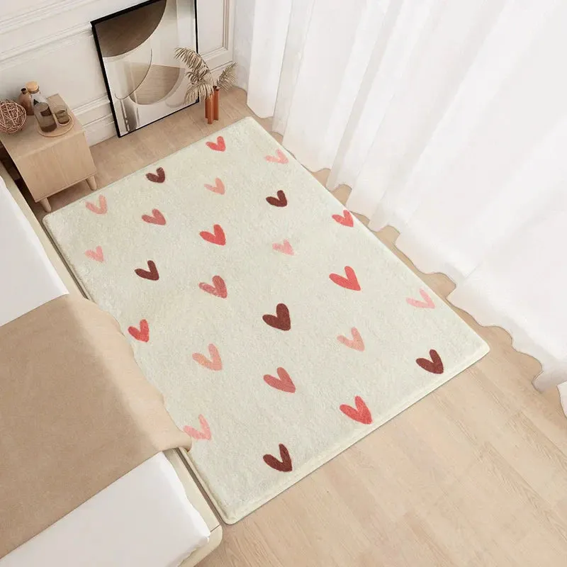 SINOTAO  -  Fluffy Soft Luxurious Carpet Girl Bedside Thickened Bedroom Nonslip Carpets Bedside Sofa Coffee Table Waterproof Antifouling Rug