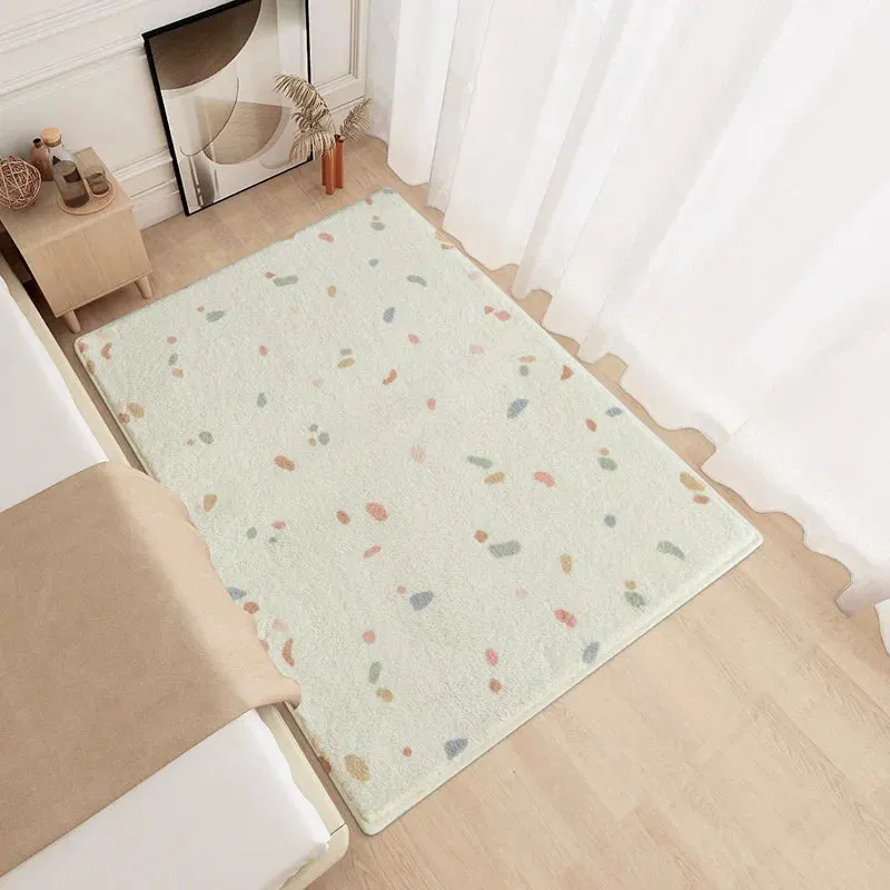 SINOTAO  -  Fluffy Soft Luxurious Carpet Girl Bedside Thickened Bedroom Nonslip Carpets Bedside Sofa Coffee Table Waterproof Antifouling Rug