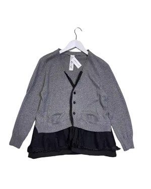 Size L - M.A. Dainty Wool Blend Cardigan