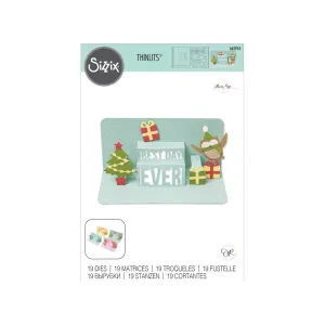 Sizzix Thinlits Dies By Olivia Rose 19 Pack - Multi-Phrase Pop-Up*