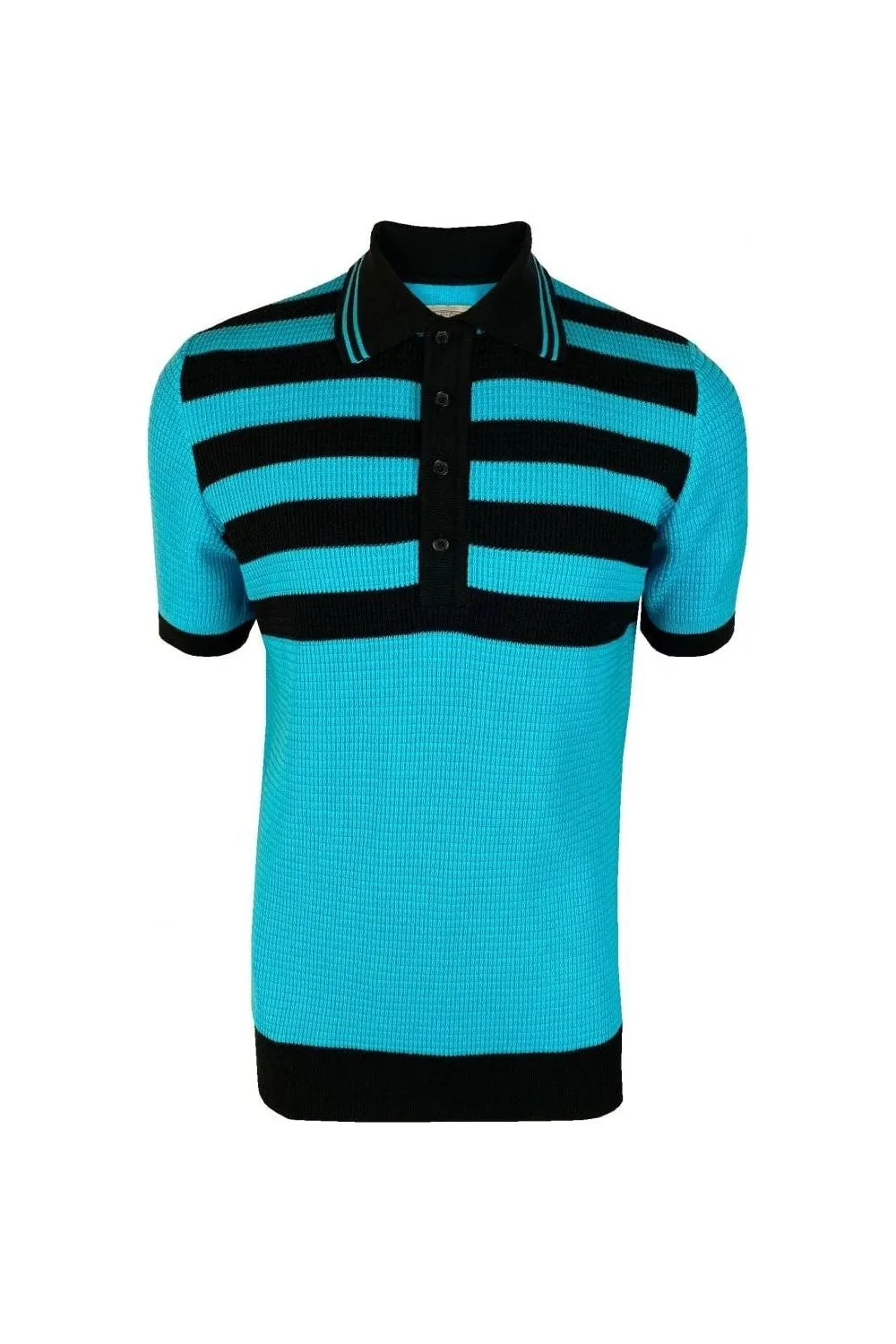 Ska & Soul - Hall Fine Gauge Waffle Knit - Polo