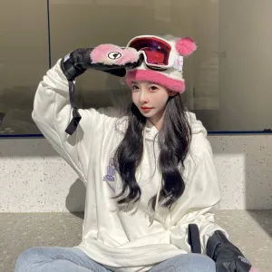 Skibear Pinky Bear Winter Beanie