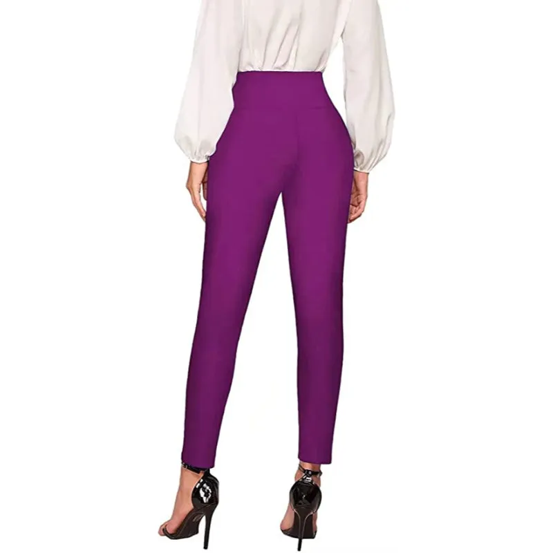 Skinny Print Trousers For Women