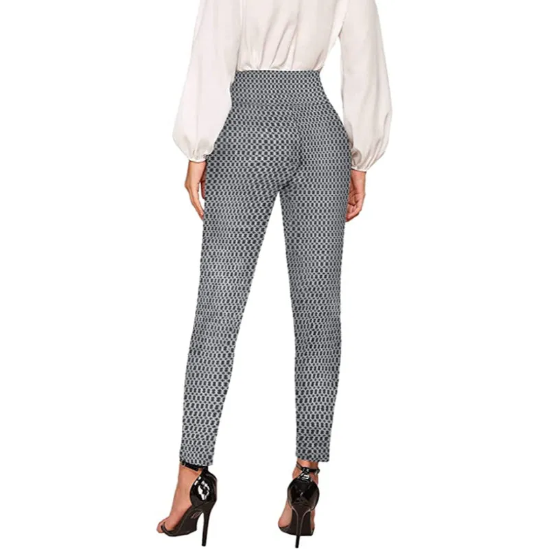Skinny Print Trousers For Women