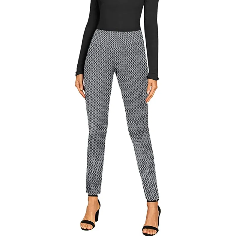 Skinny Print Trousers For Women