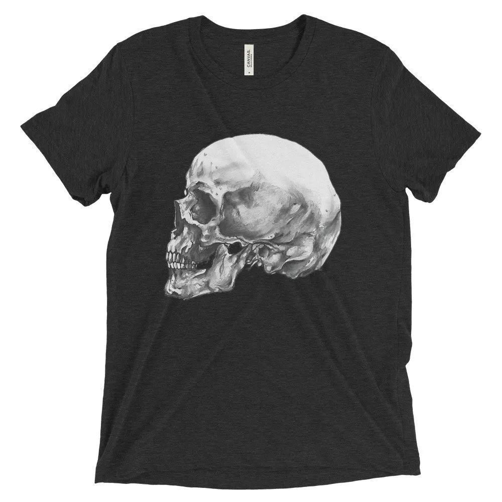 Skull Profile Short Sleeve T-Shirt Illustrated by Robert Bowen