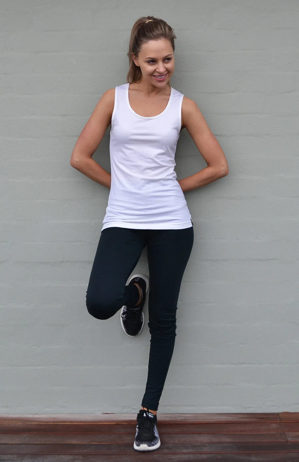 Sleeveless Scoop Top - Jersey