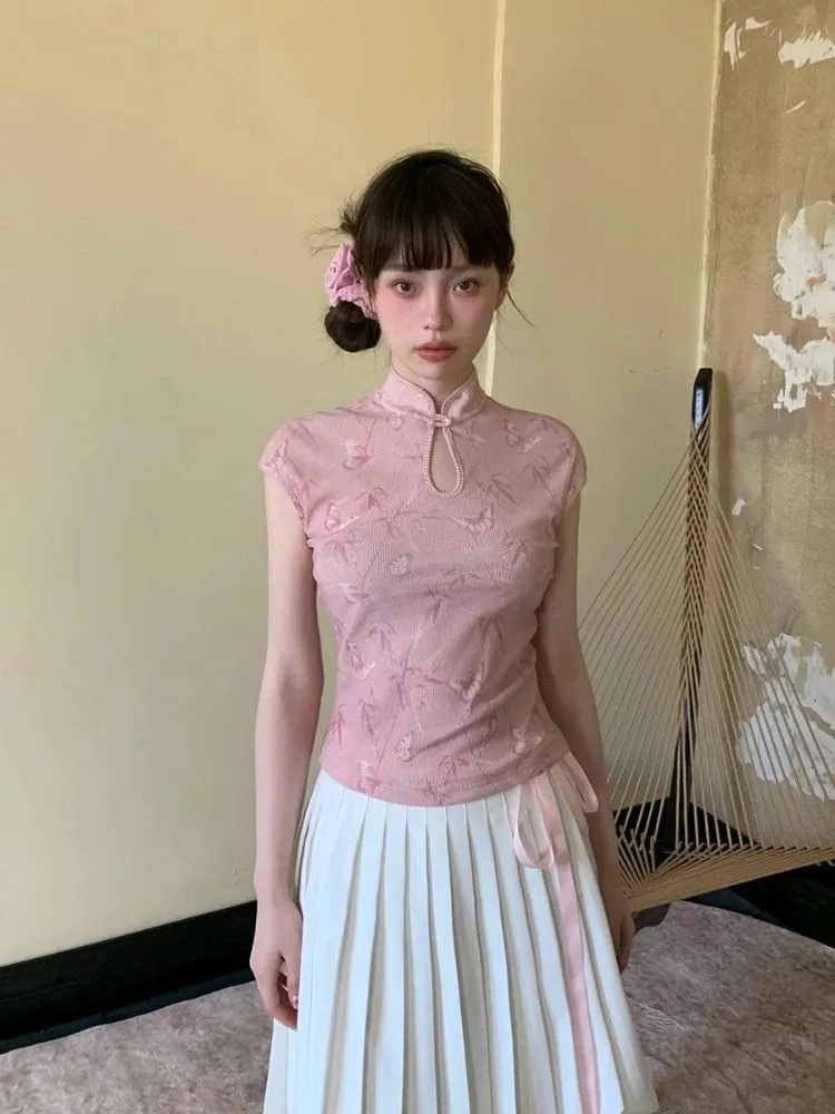 Slim cheongsam top【s0000007618】