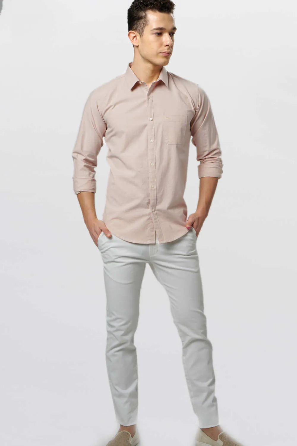 Slim Fit Chambray Shirt