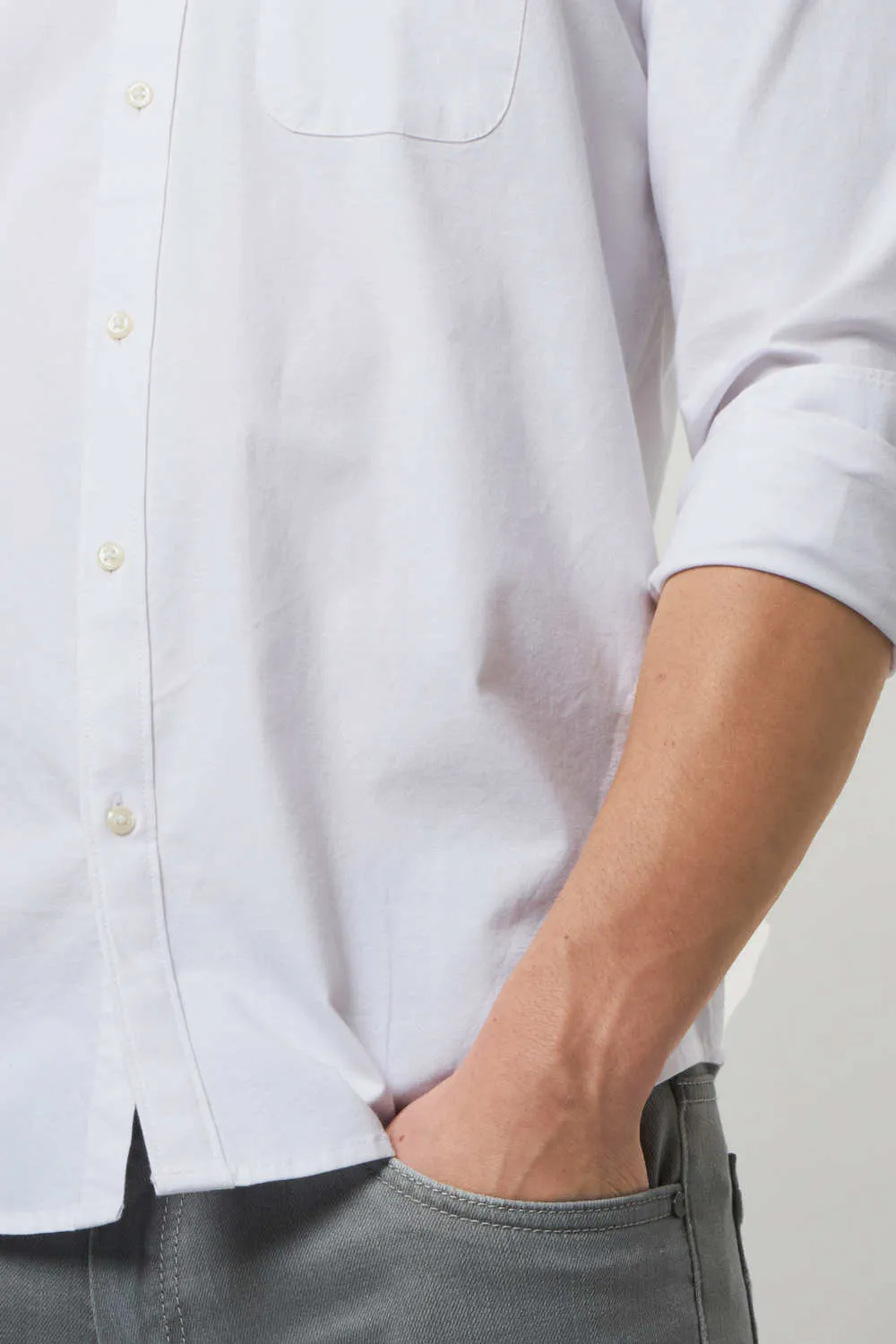 Slim Fit Chambray Shirt