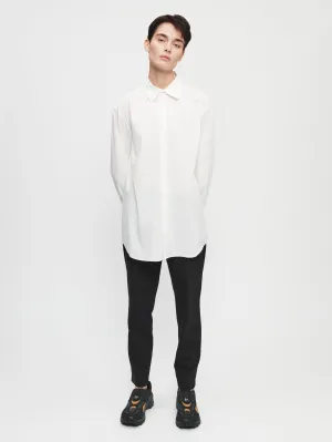Slim Long Shirt in White