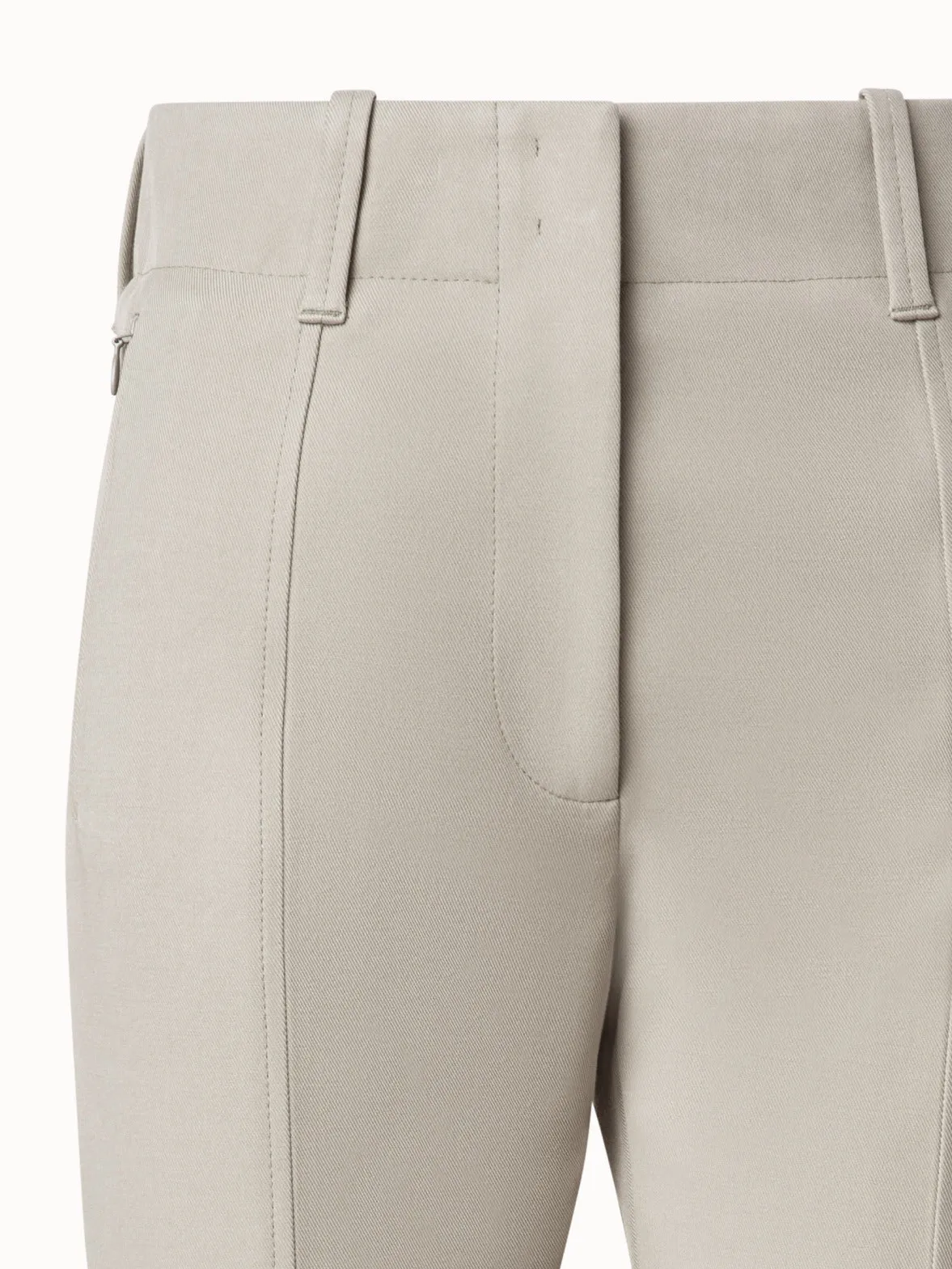 Slim Pants in Cotton Wool Gabardine