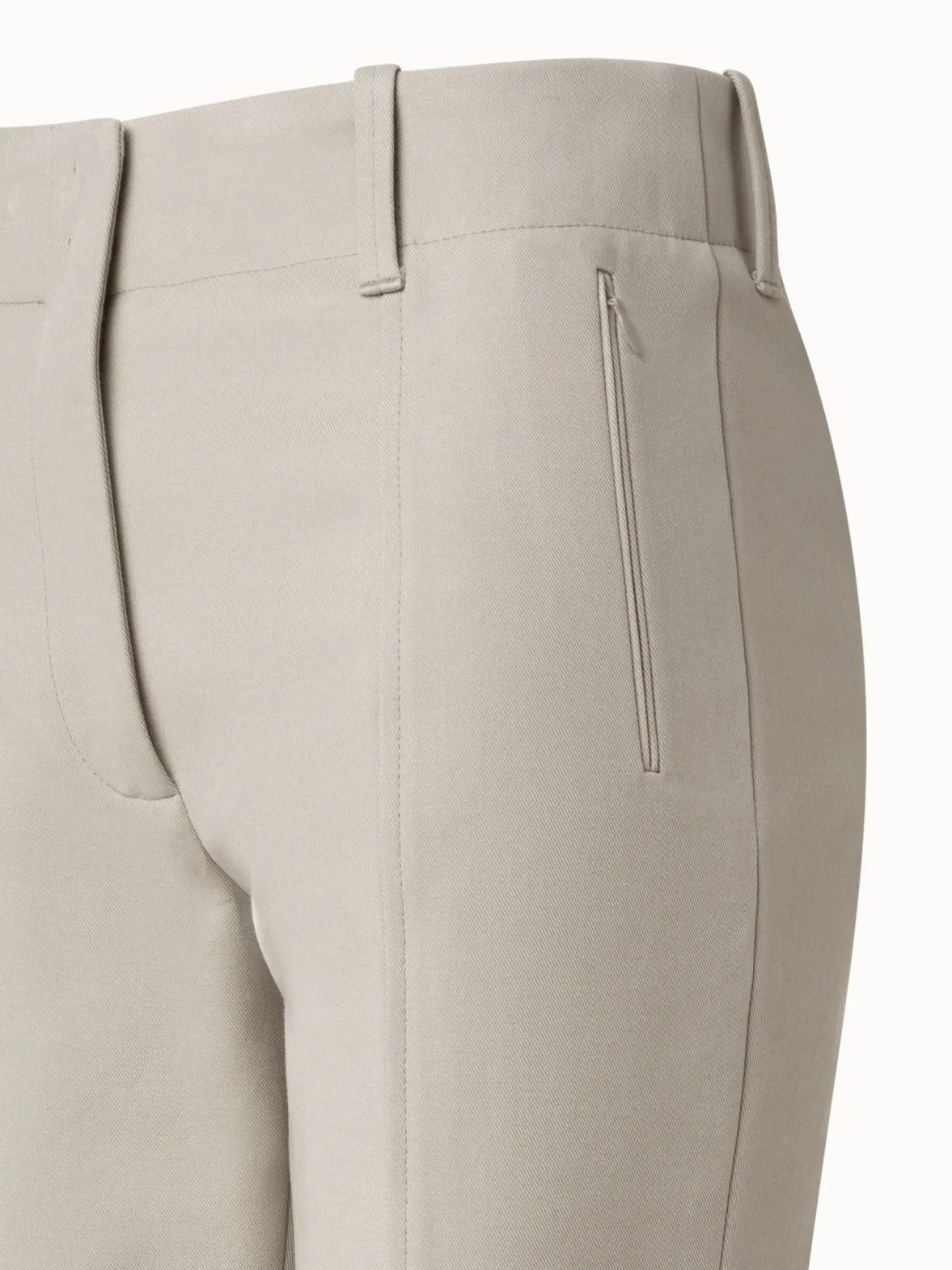 Slim Pants in Cotton Wool Gabardine