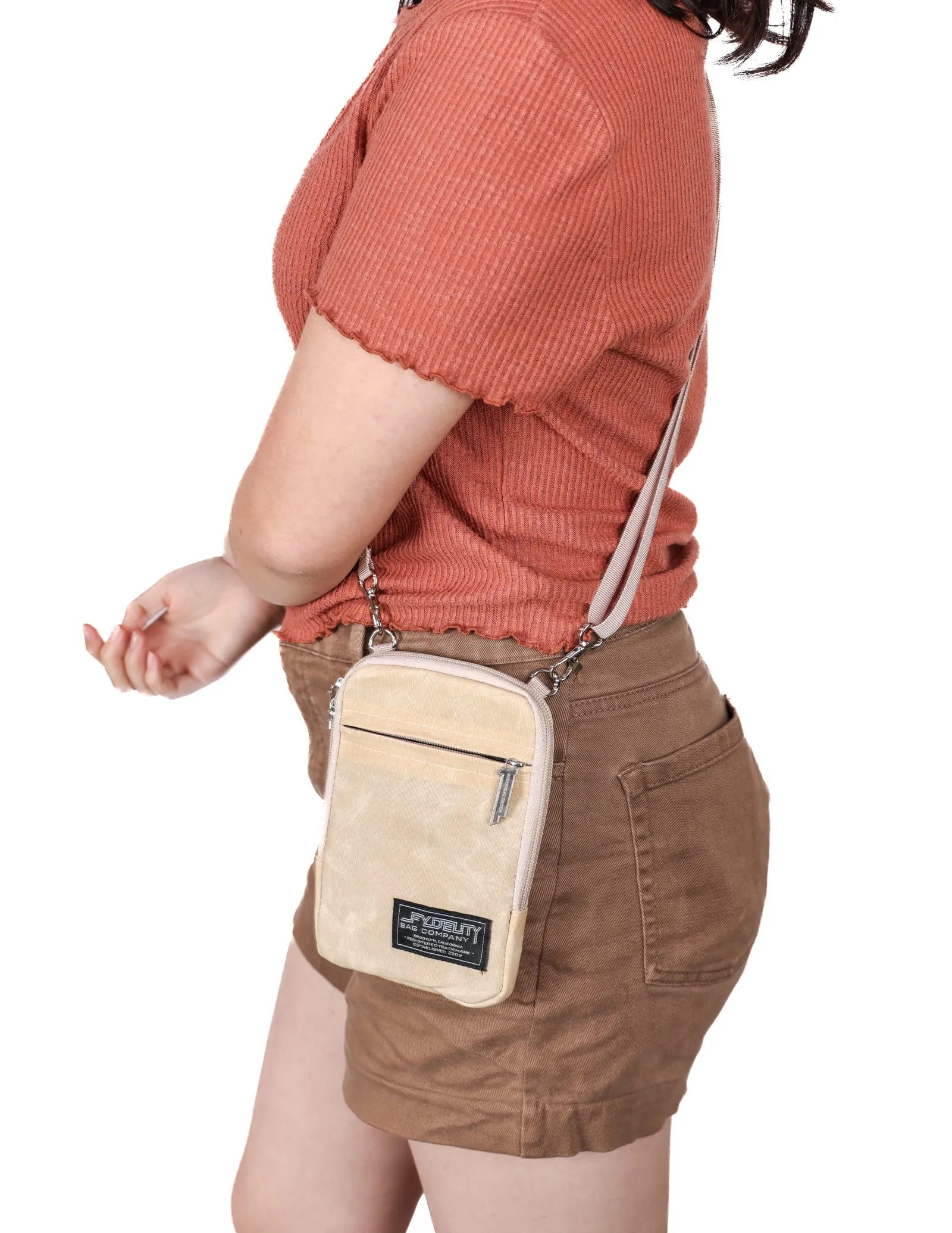 Slim Shady Bag | Crossbody | Waxed Cotton Bone