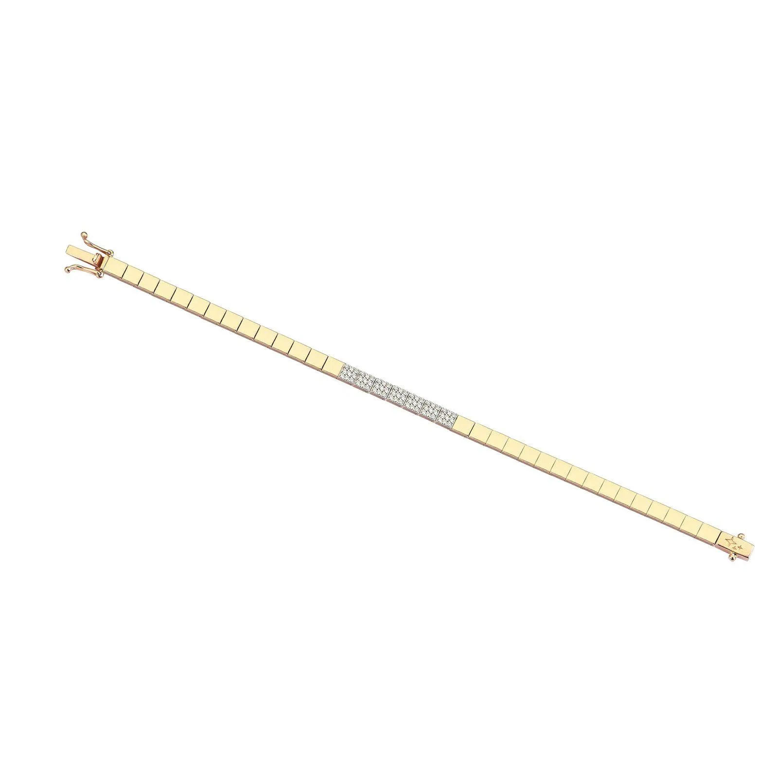 Slim Square Link Bracelet