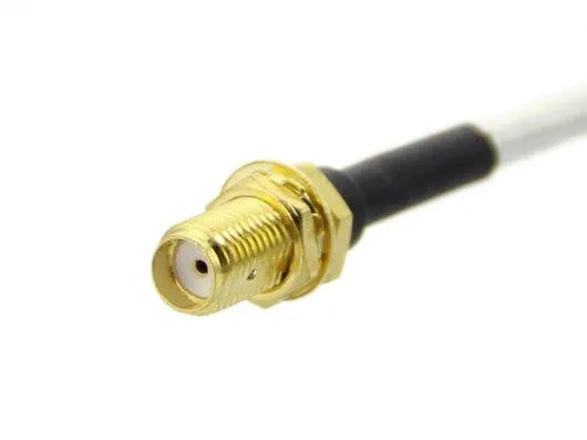 SMA M/F 6GHz Semi-Flexible cable RG402 - 10cm