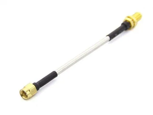 SMA M/F 6GHz Semi-Flexible cable RG402 - 10cm