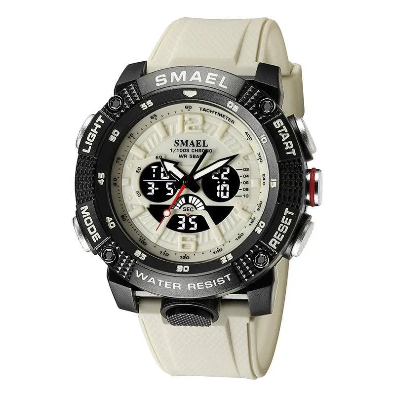 SMAEL Waterproof Chronograph Sport Watch: Durable Outdoor Timepiece