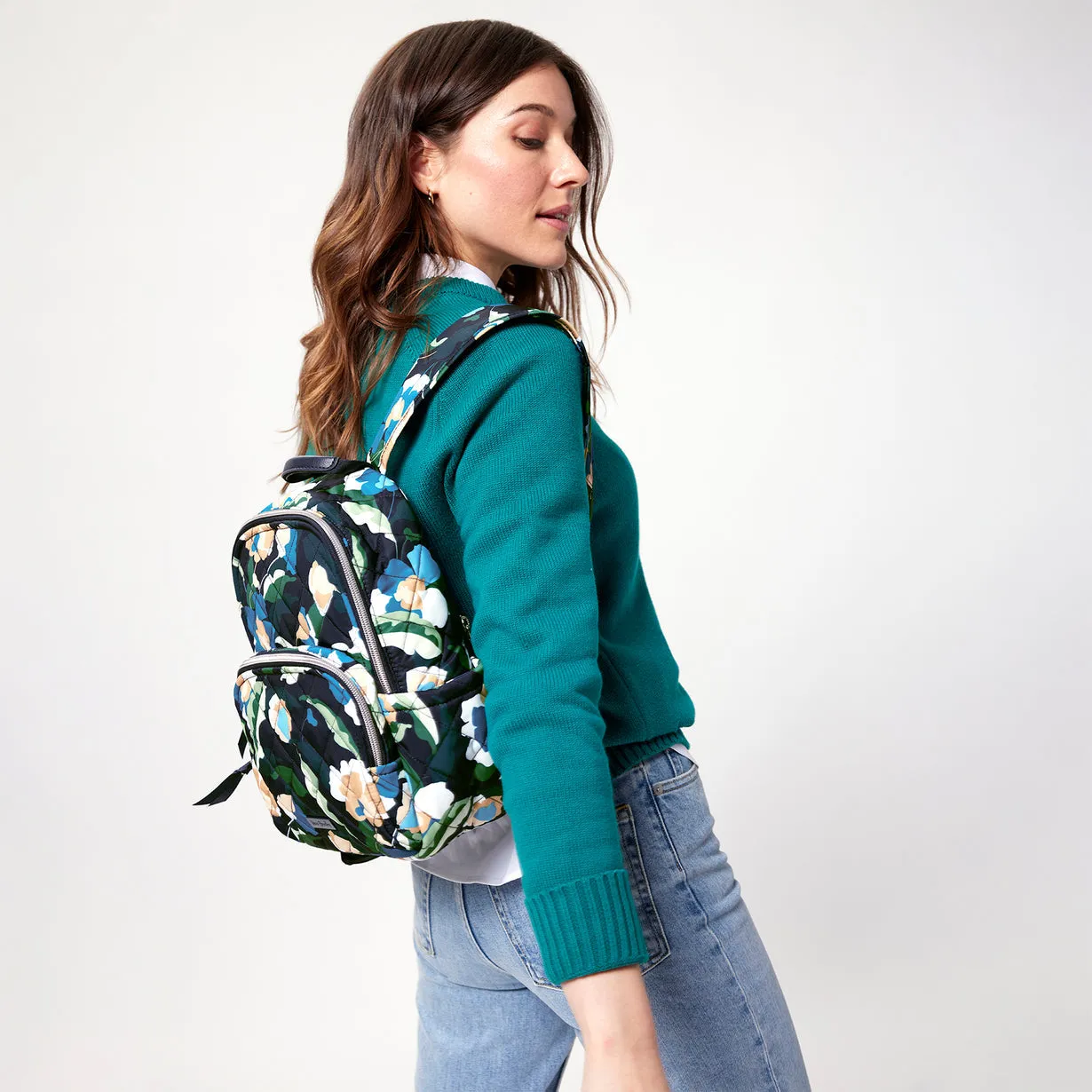 Small Backpack - Immersed Blooms