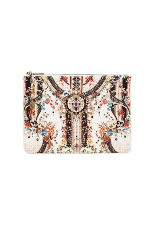 SMALL CANVAS CLUTCH SHAKESPEARES GARDEN