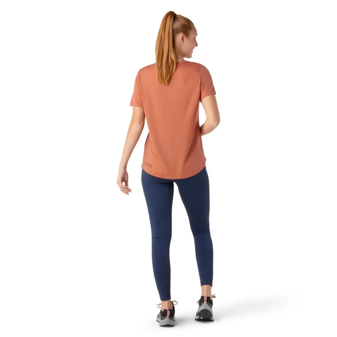Smartwool Women&#x27;s Merino Sport Ultralite V-Neck Short Sleeve Copper | Buy Smartwool Women&#x27;s Merino Sport Ultralite V-Neck Short Sleeve Copper here | Outnorth